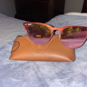 Pink Clubmaster Ray Ban Blaze
